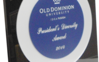Custom Acrylic Plaque with Engraved Disc