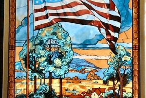 A 9-11 Tribute in Stained Glass