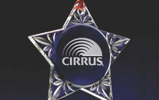 Cast Crystal Star Ornament