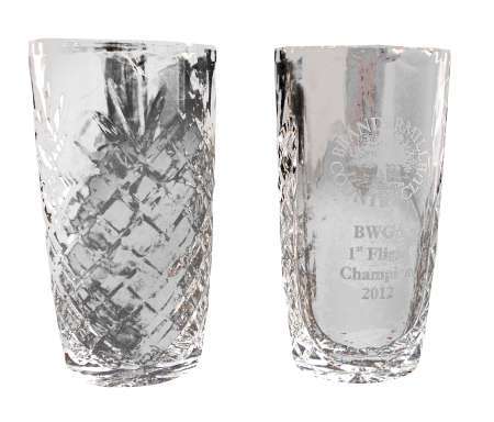 Irish Cut Crystal Vases Image